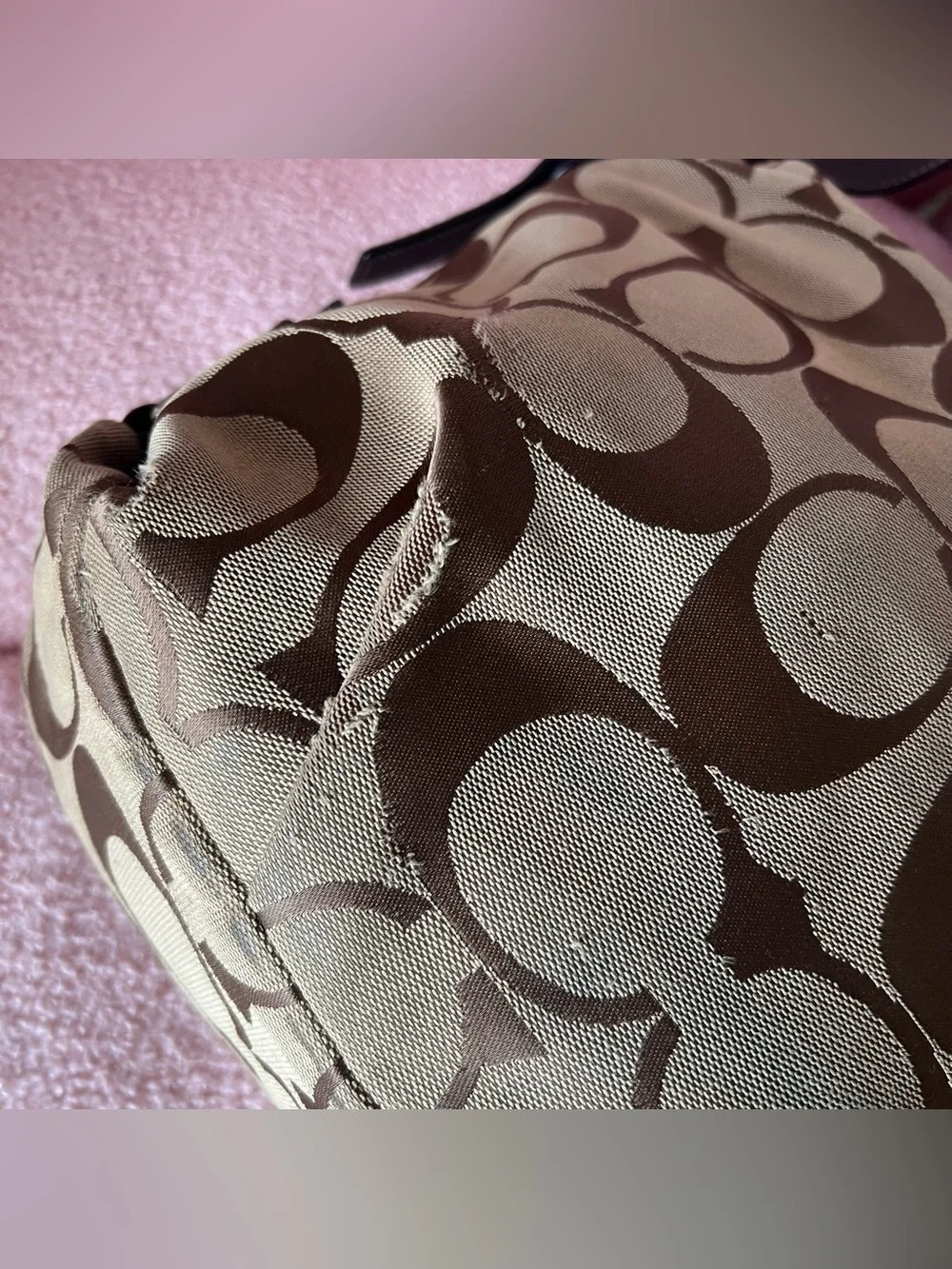 Coach Signature Hobo Shoulder / Crossbody Bag